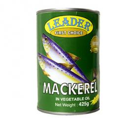 LEADER Mackerel in Vegetable Oil