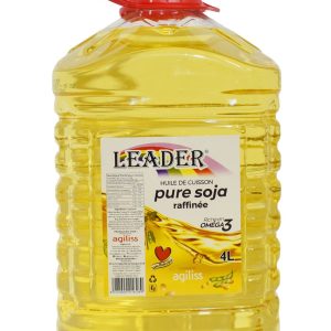 LEADER Pure Refined Soya oil 4L Bt