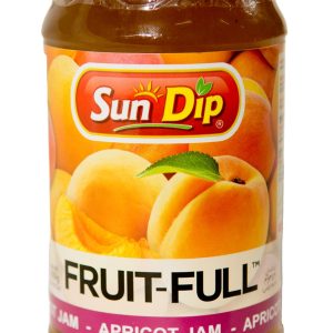 SUNDIP Assorted Jam Apricot 430g (Glass Jar)
