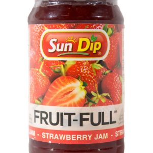 SUNDIP Assorted Jam Strawberry 430g (Glass Jar)