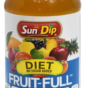 SUNDIP Assorted Jam Mixed Fruit SUGAR FREE 430g (Glass Jar)